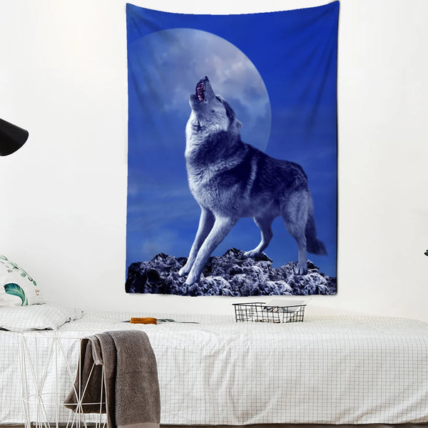 Wolf Art Tapestry-ToShay.org