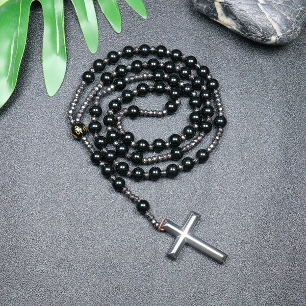 Mixed Quartz Crystal Rosary Beads-ToShay.org