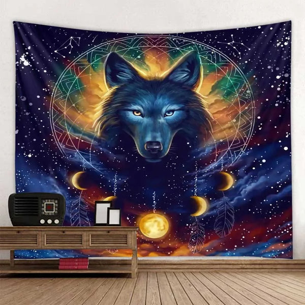 Wolf Totem Tapestry-ToShay.org