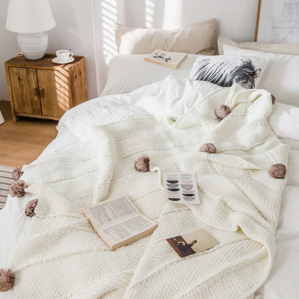 Woven Chenille Blanket-ToShay.org