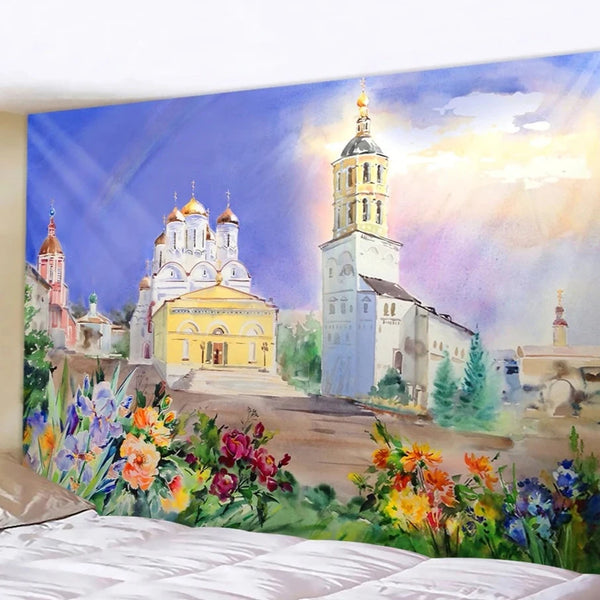 Fairy Castle Art Tapestry-ToShay.org