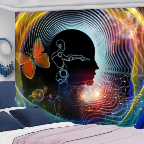 Psychedelic Art Tapestry-ToShay.org