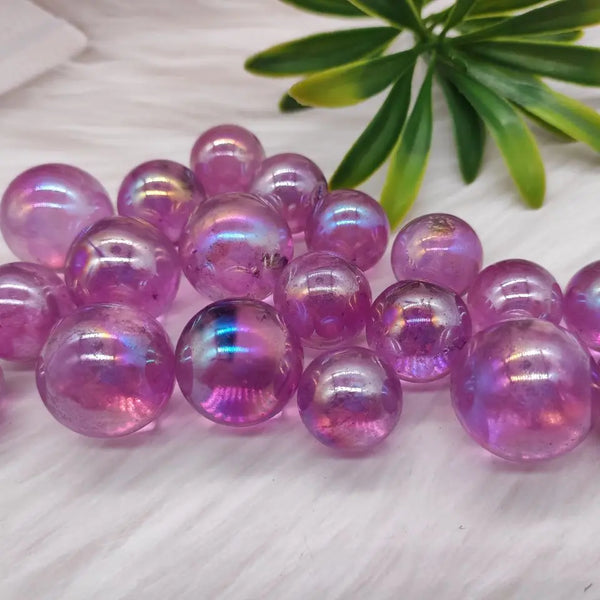 Purple Aura Crystal Balls-ToShay.org