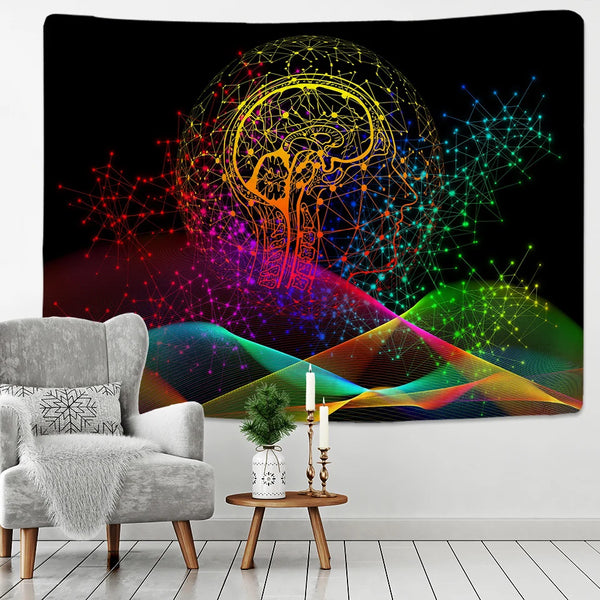 Psychedelic Art Tapestry-ToShay.org