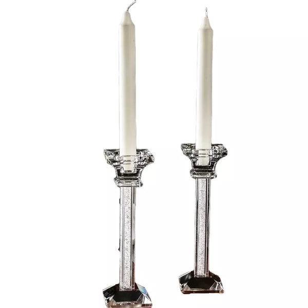 Clear Crystal Candlestick-ToShay.org