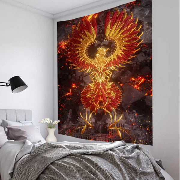 Owl Starry Sky Tapestry-ToShay.org