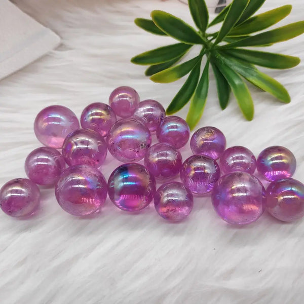 Purple Aura Crystal Balls-ToShay.org