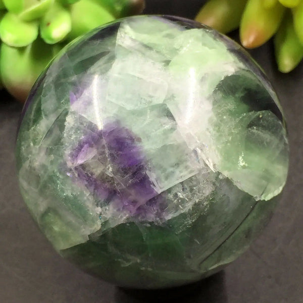 Green Fluorite Ball-ToShay.org