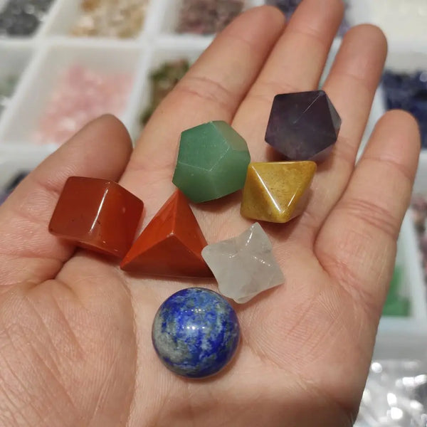 Chakra Crystal Platonic Solids-ToShay.org