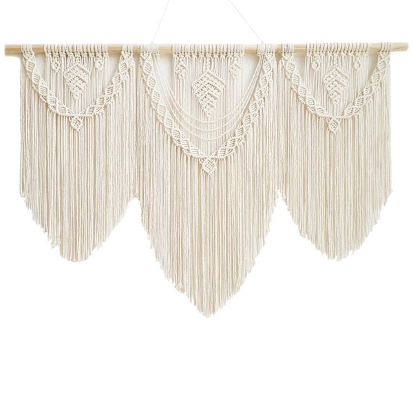 Macrame Tapestry Curtain-ToShay.org