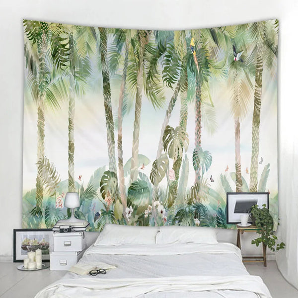 Tropical Garden Tapestry-ToShay.org