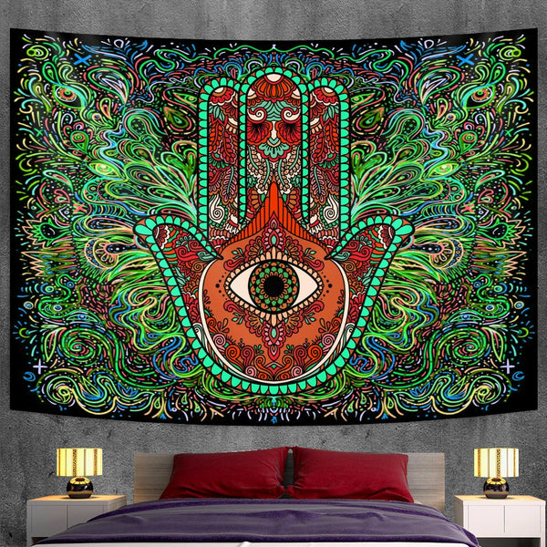 Hamsa Hand Tapestry-ToShay.org