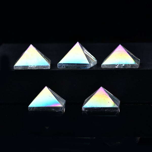 Clear Aura Clear Quartz Pyramid-ToShay.org