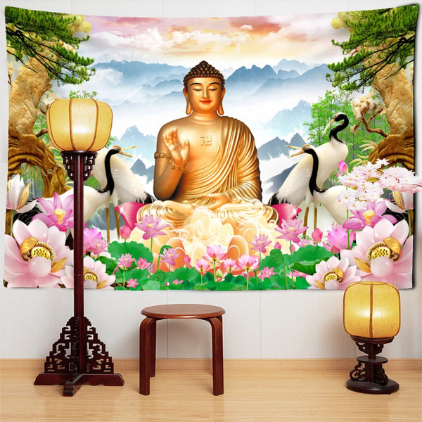 Buddha Art Tapestry-ToShay.org