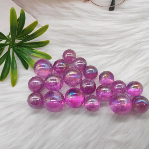 Purple Aura Crystal Balls-ToShay.org