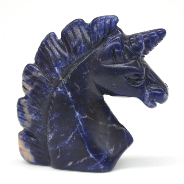 Blue Sodalite Unicorn Head-ToShay.org