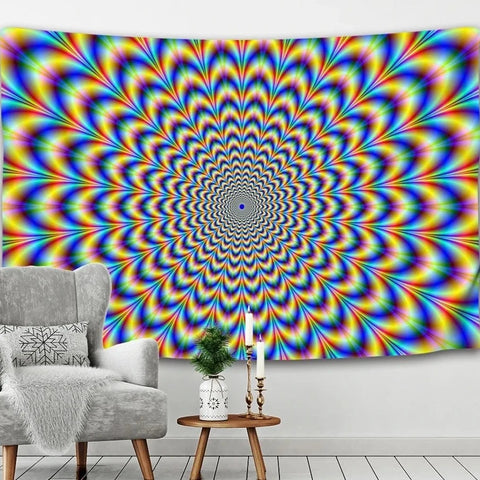 Mandala Swirl Art Tapestry-ToShay.org