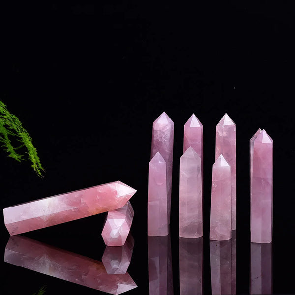 Pink Rose Quartz Crystal Point-ToShay.org