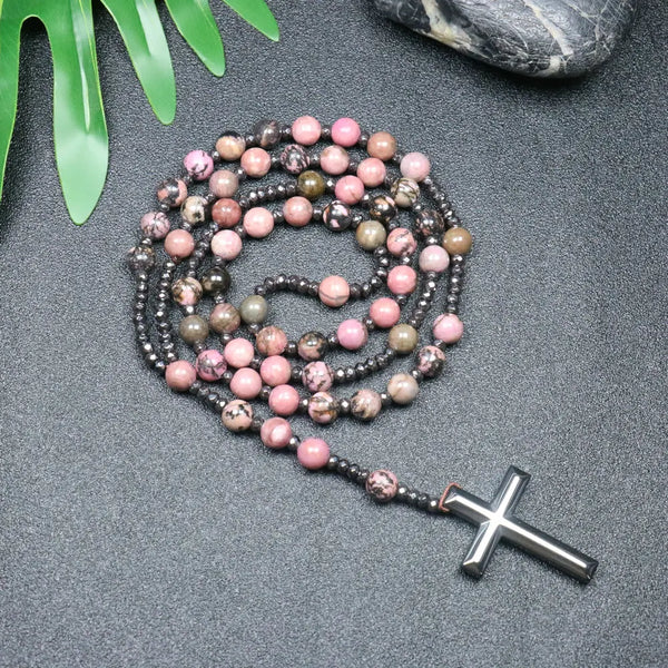 Mixed Quartz Crystal Rosary Beads-ToShay.org