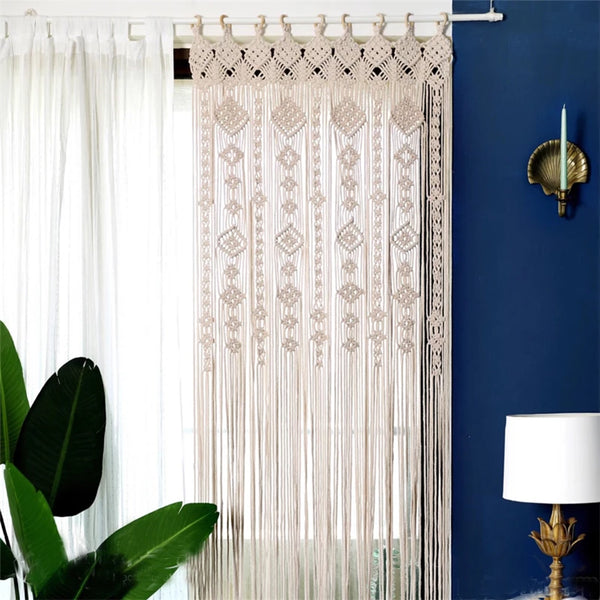 Macrame Door Curtain-ToShay.org