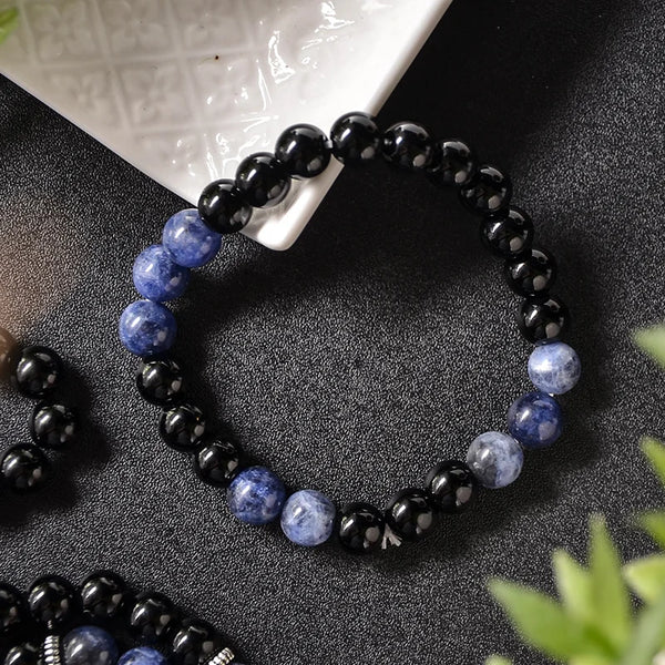 Black Agate Mala Beads-ToShay.org