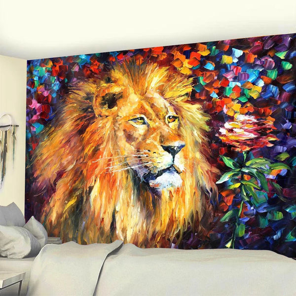 Lion Art Tapestry-ToShay.org