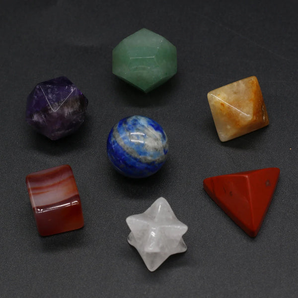 Chakra Crystal Platonic Solids-ToShay.org