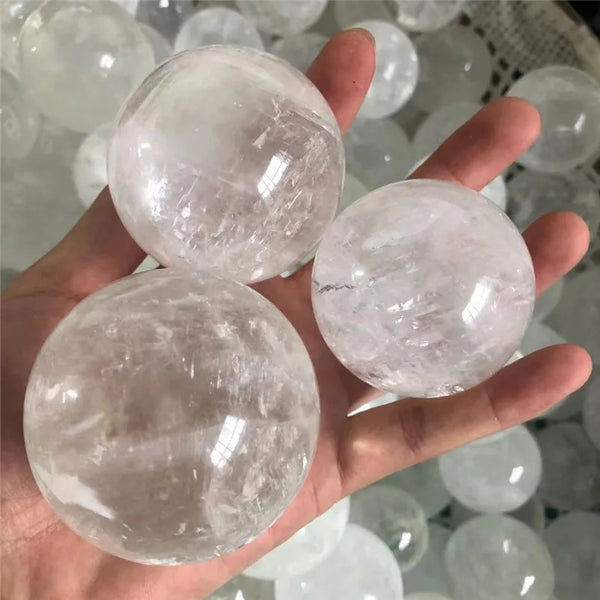 White Calcite Crystal Ball-ToShay.org