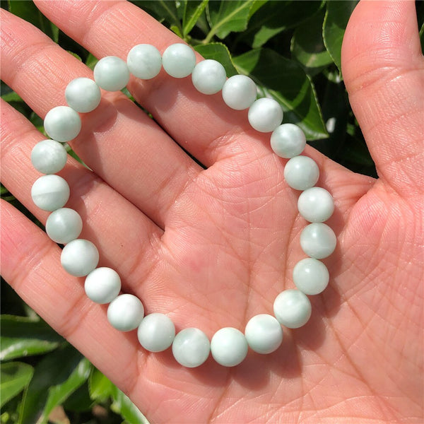 Green Angelite Larimar Bracelet-ToShay.org