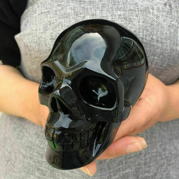 Black Obsidian Skull-ToShay.org