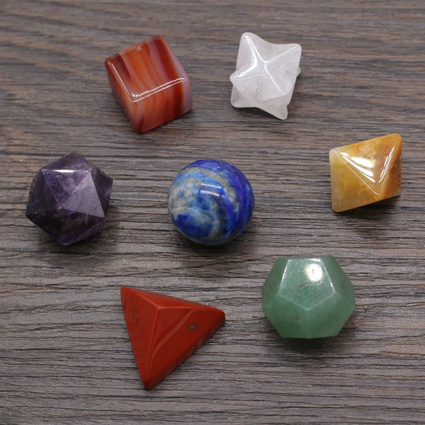 Chakra Crystal Platonic Solids-ToShay.org