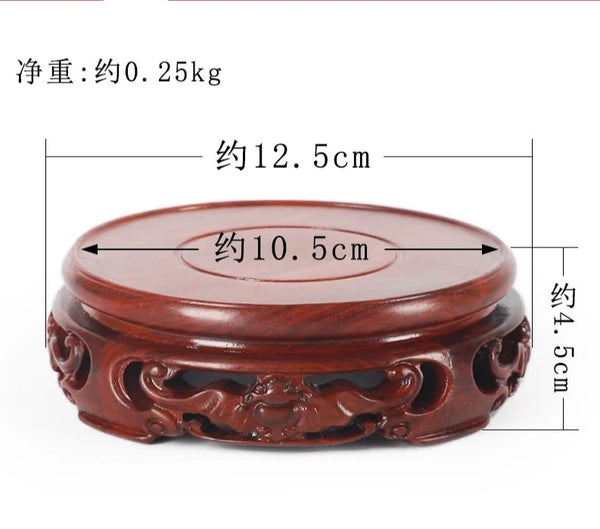 Red Sandalwood Carved Base-ToShay.org