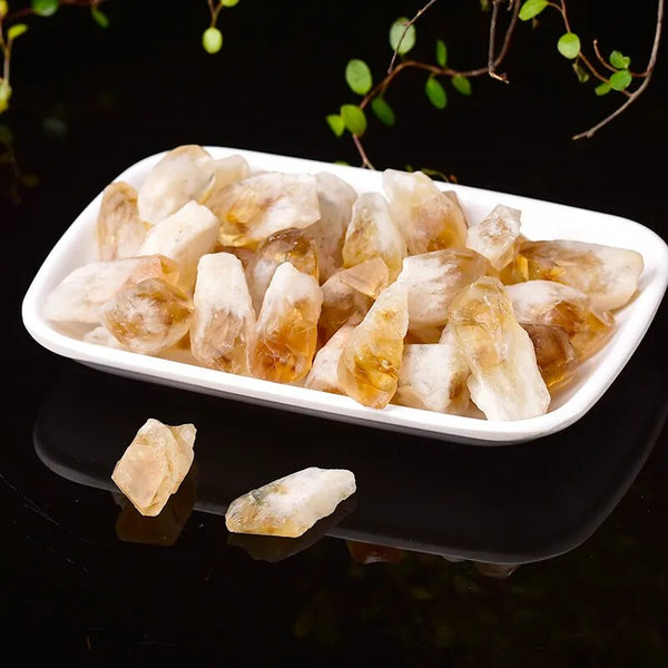 Yellow Citrine Raw Crystals-ToShay.org