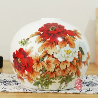 Flower Glaze Ceramic Lampshades-ToShay.org