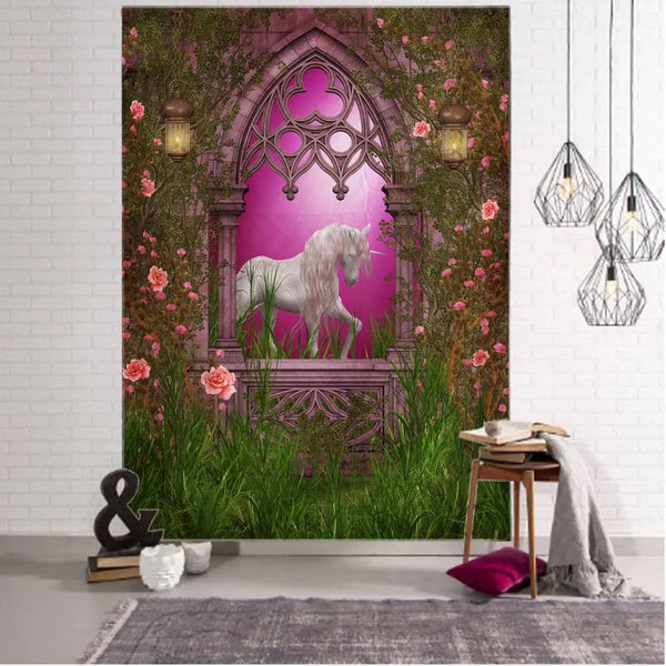 Garden Window Art Tapestry-ToShay.org