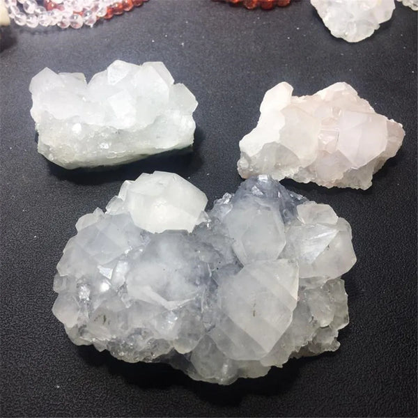 White Apophyllite Crystal Rock-ToShay.org