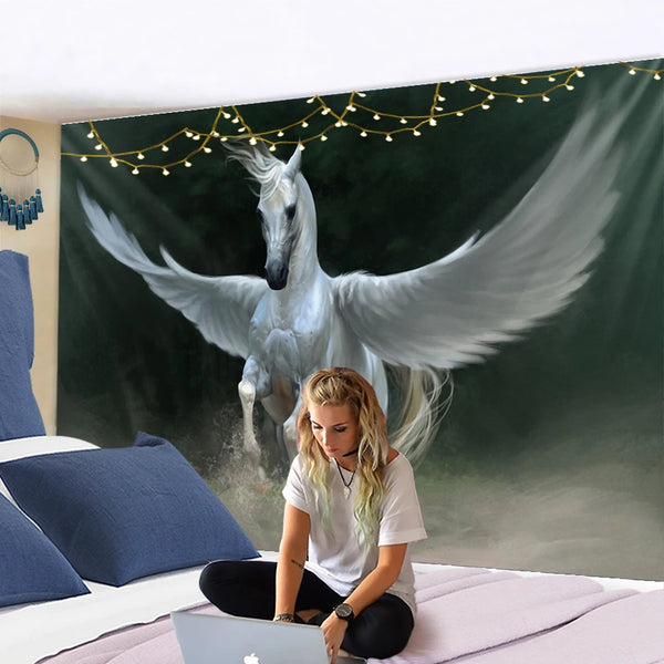 Pegasus Art Tapestry-ToShay.org