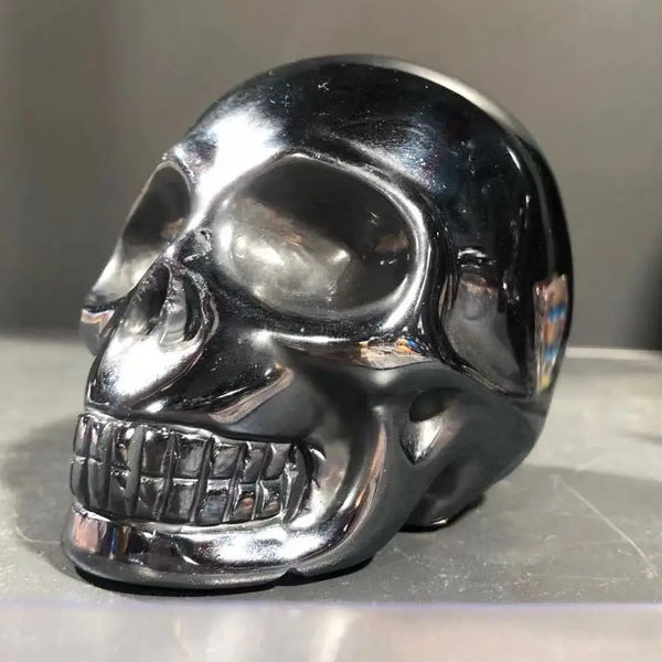 Silver Titanium Skull-ToShay.org