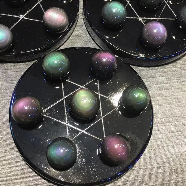 Rainbow Obsidian Seven Star Array-ToShay.org