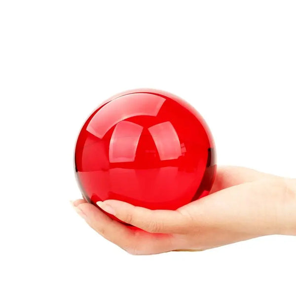 Red Clear Crystal Ball-ToShay.org