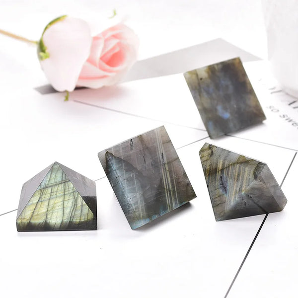 Blue Labradorite Pyramid-ToShay.org