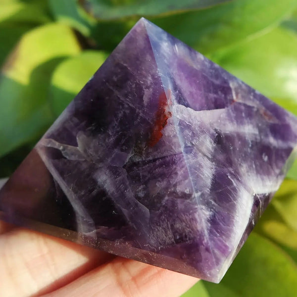 Purple Amethyst Pyramid-ToShay.org