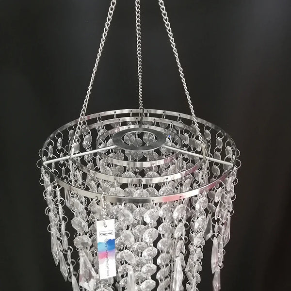 Crystal Bead Chain Chandelier-ToShay.org