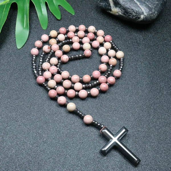 Mixed Quartz Crystal Rosary Beads-ToShay.org