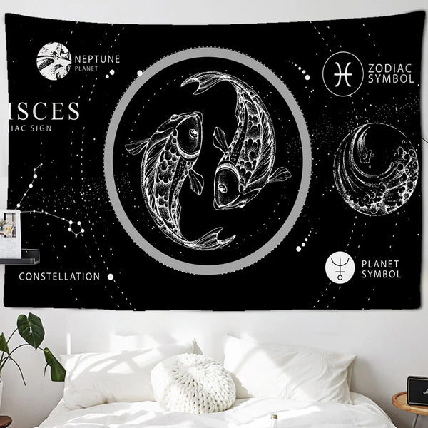 Zodiac Sky Tapestry-ToShay.org