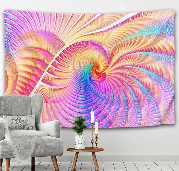 Mandala Swirl Art Tapestry-ToShay.org