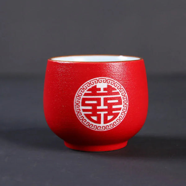 Red Ceramic Tea Sets-ToShay.org