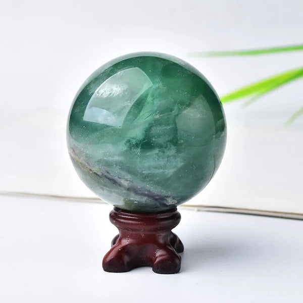 Green Fluorite Ball-ToShay.org