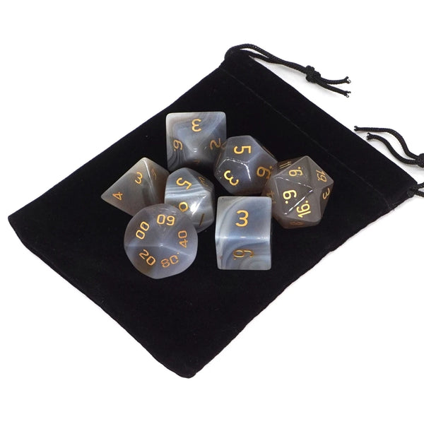 Mixed Crystal Platonic Solid Dice-ToShay.org