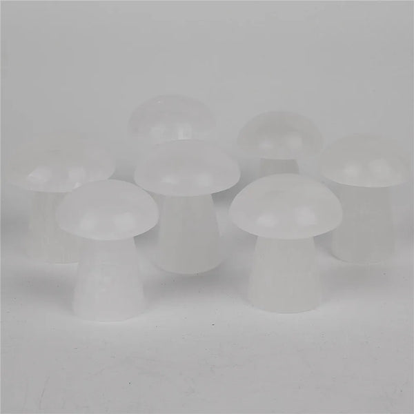 White Selenite Mushroom-ToShay.org